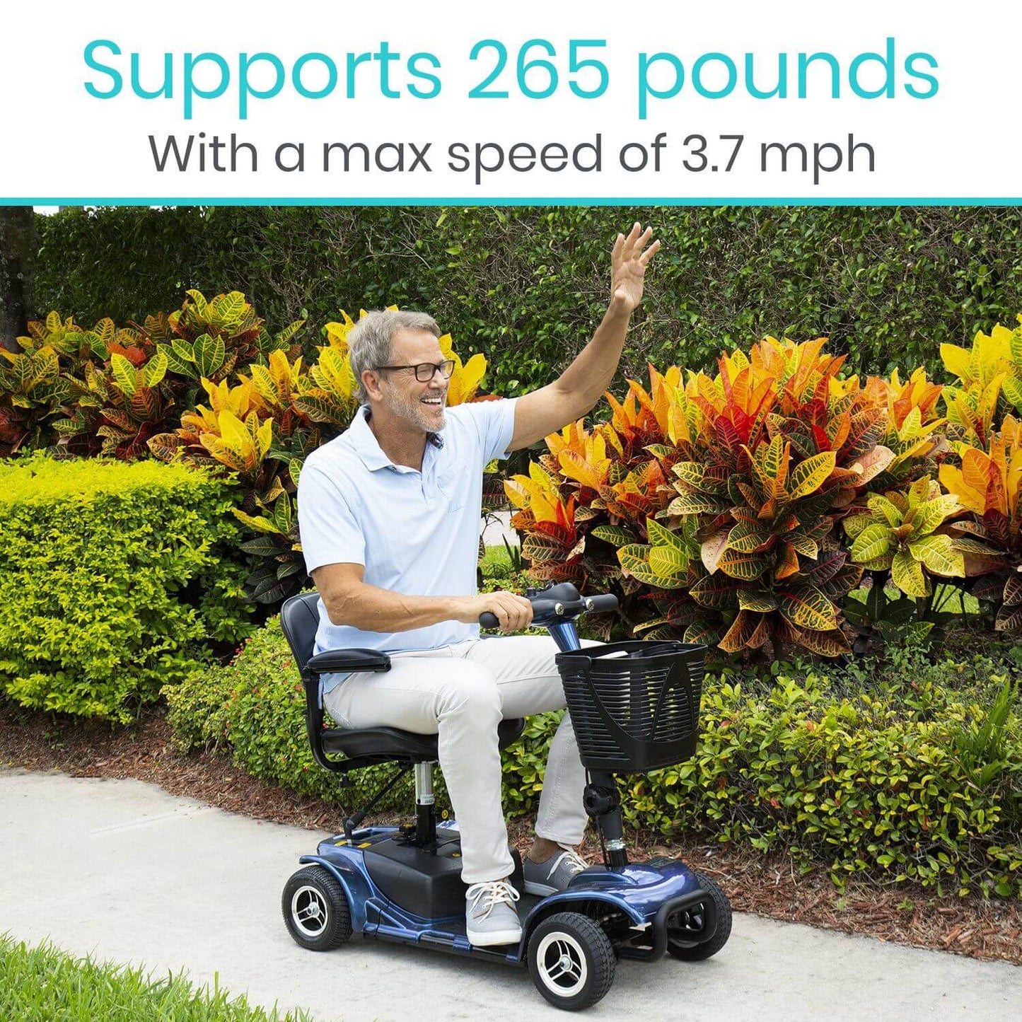 Vive Health 4-Wheel Mobility Scooter MOB1027