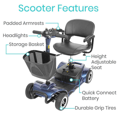 Vive Health 4-Wheel Mobility Scooter MOB1027